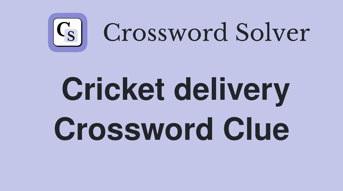 cricket team crossword clue 7 letters